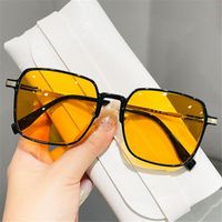 Gafas de sol Vintage cuadrado de gran tamaño retro