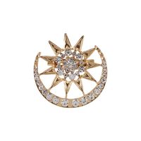 Pins, broches Fashion Star Rhinestone Brooch Pins Metal Crystal Lapel Corsage Joyería Regalos para mujeres y hombres Accesorios de ropa