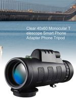 Telescope & Binoculars Clear 40x60 Monocular Smart Phone Adapter Tripod Super Telepo Zoom For Bird Watching Camping Trip Concert
