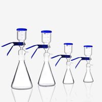 Suministros de laboratorio 250 ml 500 ml Filtro de vacío Aparato de filtración de solvente embudo de vidrio de laboratorio