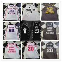 Men s LeBron 23 James Black Lives Matter We Fight For JB Basketball Jerseys Custom Any Name Any Number 100% Stitched Shirt Cheap Size S-4XL