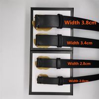 Men Designers Belts Women Waistband Ceinture Double G Brass Buckle Genuine Leather Classical designer Belt Width 2.0cm3.0cm 3.4cm 238B