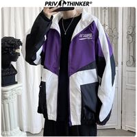 Privathinker 남자 여름 힙합 야외 재킷 2020 Mens 스트리트웨어 패션 느슨한 의류 남성 봄 느슨한 재킷 코트 Tops T200502