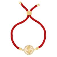 Link, catena Zhini Gothic Punk Gold Gold Circular Circular Bracelets for Women Boho Bead Braggle Bangle Wedding Jewelry Gift