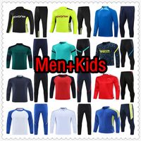 Jerseys de futebol Mens e Kit Kit Soccer Tracksuit Jersey 2122 Jaqueta de treinamento para adultos Chandal Futbol Sobreviver o pé Maillot de camisa 999
