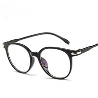 Güneş Gözlüğü Moda Yuvarlak Kadın Kedi Göz Gözlük Çerçeve Erkekler Optik Glasse Retro Bilgisayar Gözlük Oval Şeffaf