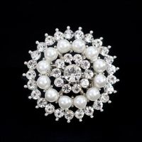 Jewelry Accessories Baby Kids Maternity Fashion Crystal Diamond Brooch Pins Pearl Flower Bouquet For Women Will And Sandy Gift Drop Deliv