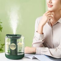 1000ML Air Humidifier 2000 mAh Rechargeable Aroma Diffuser Essential Oil 7Color Lights Cool Mist Can add Flowers Fruits185s