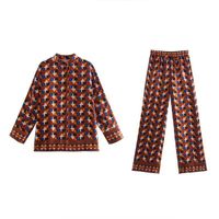 Women' s Two Piece Pants Women' s Summer Printed Home...