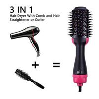 Hair Dryer Hot Air Brush Styler And Volumizer Hair Straightener Curler Comb Roller One Step ElectricBlow Dryer Brush H220423