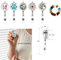 Charms LOVE 30mm Diffuser Locket ID Badge Holder Retractable...