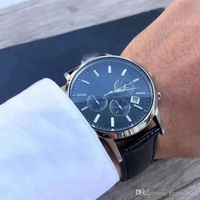 Top Relogio Masculino Drop Classic Stop Watch For Men Luxury Watch New Stile inoxid de acero inoxidable Mens Business Wristwatch M345J