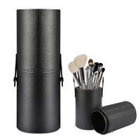 Storage Bags Basedidea Makeup Brushes Box Pu Leather Make Up...