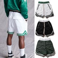 Pantalones cortos masculinos pantalones de verano de verano deportes de baloncesto casual de baloncesto con la cremallera de bolsillo de bolsillo de bolsillo de bolsillo para la piel