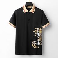 2022 Moda Tasarımcısı erkek Polo Gömlek erkek Kısa Kollu T-shirt Orijinal Tek Yaka Gömlek Ceket Spor Jogging M-3XL # 99