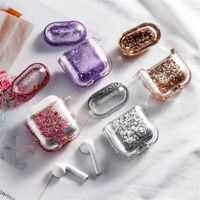 Liquid Quicksand Sparkle Earphone Hüllen für Airpods Pro Glitter -Sequäle Headphone Headset Air Pods Starten Sie Diamantabdeckung AirPodding Protector