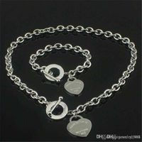 Hot sell Birthday Christmas Gift 925 Silver Love Necklace Br...