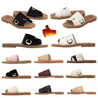 Designers Slippers Sandals Women Woody Mules Flat Slides Sneakers Canvas Shoe White Black Outdoor Beach Slipper Trainers