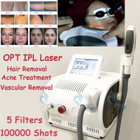 5 Filtres Alect Opt E-Light Laser IPL Épilation de cheveux Machine de cutané REJUNIONNAIRATION Pigmentation de l'acné vasculaire