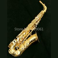 Nueva llegada Yanagisawa WO10 Alto Saxofón EB Tune E Flat Brass Gold Lacquer Instruments Musical Sax con boquilla de caja224V