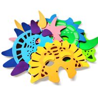 Puzzle infantil Máscara de desenho animado/floresta de animais/dinossauros