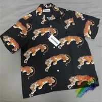 Men' s Casual Shirts 2022ss Tiger Pattern Printing WACKO...