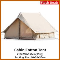 Çadırlar ve barınaklar evcil kamp çadır kabin pamuk büyük alan açık piknik rüzgar geçirmez aile partisi avcılık doğa zammı şişme