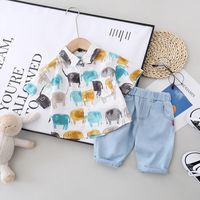 Clothing Sets Kids Baby Boys Clothes Summer Set Casual Print...
