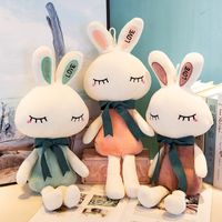 50 cm kreative neue niedliche cartoon kaninchen blinzeln kissen plüsch spielzeug puppe kaninchen puppen