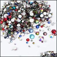 DIY Odzież Dżetki do szycia Dżetów 1440 SZTUK 1.4-4.8 mm Mticolor Żywica Flatback Nail Art Beads Wiertła Biżuteria Dojazdowa Dostawa 2021 Arts Craft
