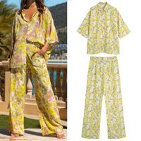 Women' s Tracksuits Summer Floral Set For Women 2022 Fas...