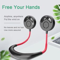 Gadgets Portable Hanging Neck Fan Rechargeable Wearable USB Air Cooler Sports With Adjustable 3 Speeds For Office Indoor OutdoorUSB
