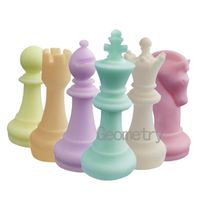 Craft Tools Large Chess Candle Silicone Mold For DIY Soap Home Decoration