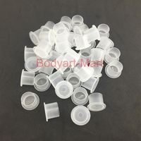Whole-1000pcs 13mm Medium Size Steady Self Stand Tattoo Ink Pigment Cups Caps Supply WIC13-1000#240n
