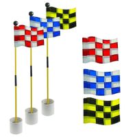 Golf Putting Green Flagstick Hole Cup With Flag Stick Pole B...