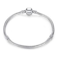 925 Sterling Silver Snake Chain Bracelet for European Clasp ...