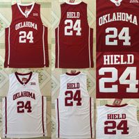 NCAA Buddy Hield 24 Oklahoma Sooners Basketball Jerseys University Trae Young College Jersey Team Red Color Away White Sport 261N