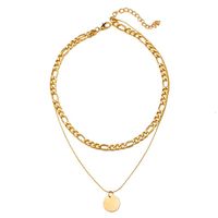 Vintage Necklace on Neck Gold Chain Women's Jewelry Layered Accessories for Girls Clothing Aesthetic Gifts Fashion Pendant 52285H