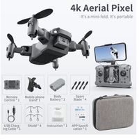 KY905 Mini Drone Aircraft with 4K Camera HD Foldable Drones Quadcopter One-Key Return FPV Follow Me RC Professional Helicopter Quadrocopter Kid's Toys DHL