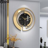 Horloges murales modernes légères horloge de luxe maison salon décoration mode simple décor art créatif reloj paed