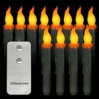 LED Electronic Candle Creative Remote Control Holiday Atmosphere Light For Halloween Christmas Room Decoration Birthday Wedding 220524