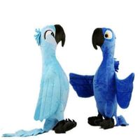 2PC Рио Фильм фигура Blu Jewel Plush Toys Macaw Parrot Blue Birds Toy Doll2927