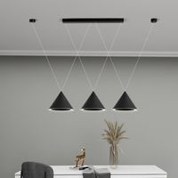 Pendant Lamps Modern Black White Kitchen Island Living Dining Room Bar Home Decor LED Indoor Hanging Lighting Fixture E14Pendant