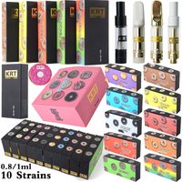 10 Strains KRT Vape Cartridges Atomizers Donut New Pink Pack...