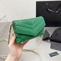 Designer- mulheres bolsas carteiras bolsa de bolsa de couro bolsa de ombro sacos de noite azul verde