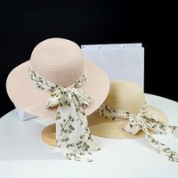 2022 new woven straw hat women' s sunshade summer big br...