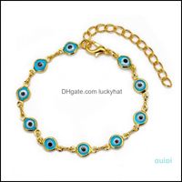 Charm Bracelets Jewelry Fashion Evil Eye Beads For Women Gir...