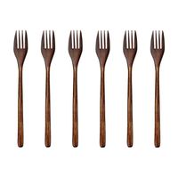 Dinnerware Sets Wooden Forks, 6 Pieces Eco- Friendly Japanese...