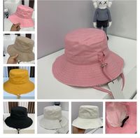 Woman Wide Brim Bucket Hats 2022 Spring Summer New Breathabl...
