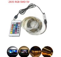 Strips Strip Light USB 2835SMD DC5V Flexible LED Lamp Tape Ribbon RGB 0.5M 1M 2M 3M 4M 5M TV Desktop Screen BackLight Diode TapeLED